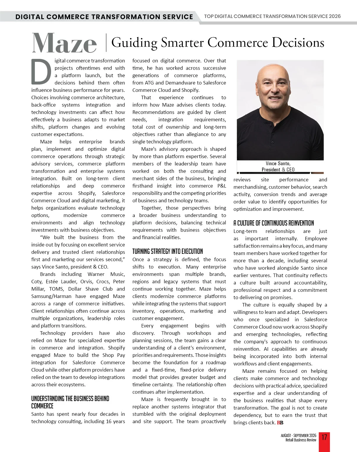  E-Commerce Solution | Retail Business Review