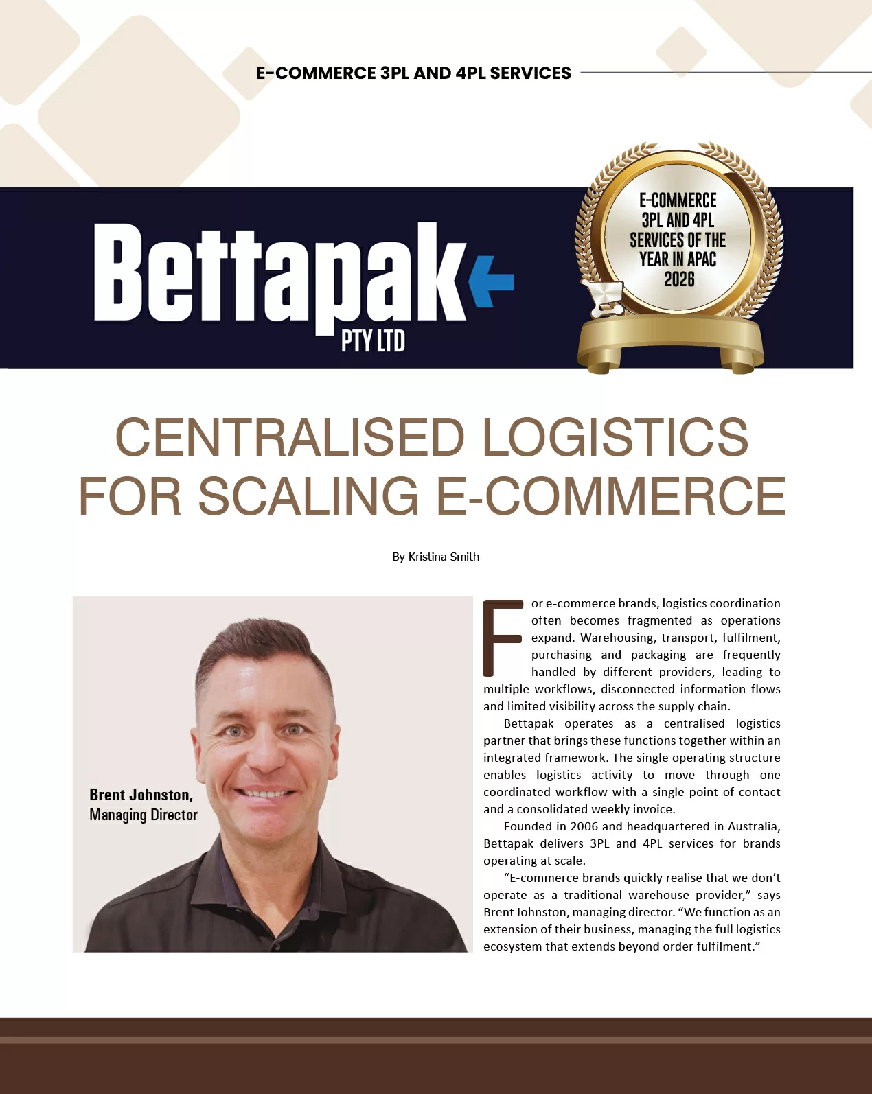  Retail Logistics APAC | Retail Business Review